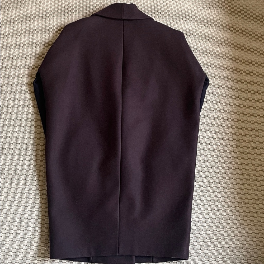 All Saints Two Tone Wool Coat View 3